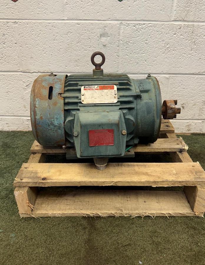 Used Reliance Electric P18G4162B 5Hp, 1750RPM, 230/460V, 3 Phase, L184TC Frame, 60Hz