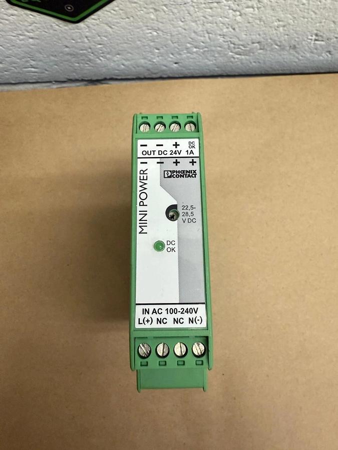 Used Phoenix Contact MINI-PS-100-240AC/24DC/1, Class 2 Power Supply  *Tested*