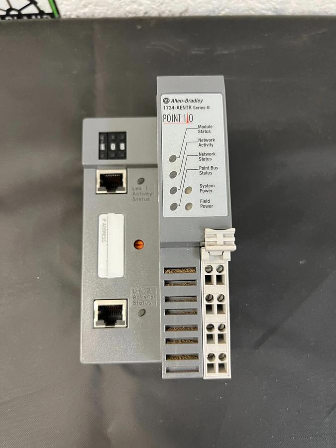 Used Allen Bradley 1734-AENTR Series B, 2 Port Ethernet/IP TP I/O Adapter