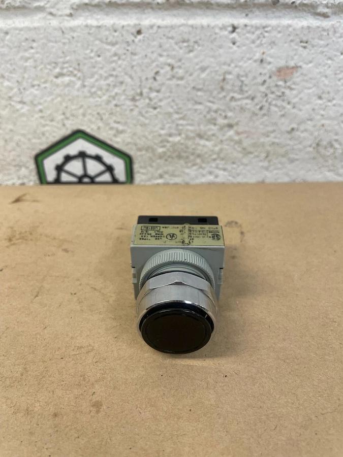 Used IDEC/Cutler Hammer (1) Push Button ABW, (3) 2-Pole Toggle Switches