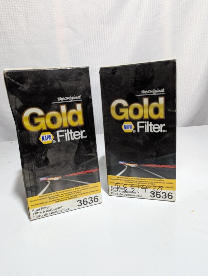 Used NAPA 3606 Gold Fuel Filter *NEW*