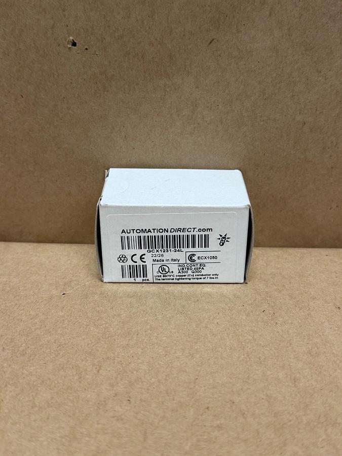 Used Automation Direct GCX1231-24L 22mm Indicating Light, Red *FACTORY SEALED*