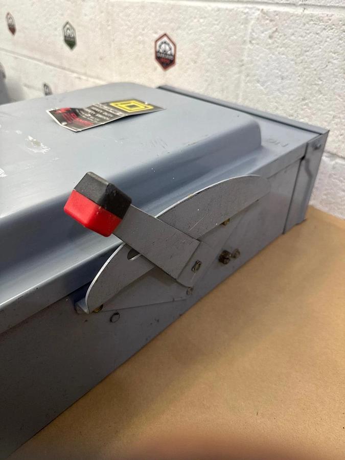 Used Square D HU-364-RB 200A Heavy Duty Safety Switch, 600V