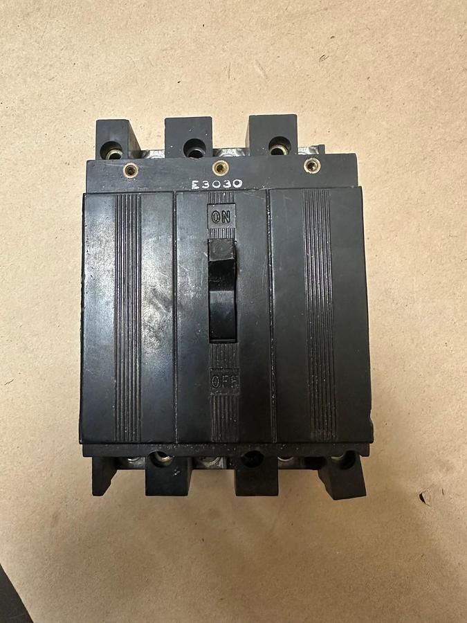 Used Westinghouse E3030 30A 3 Pole Circuit Breaker