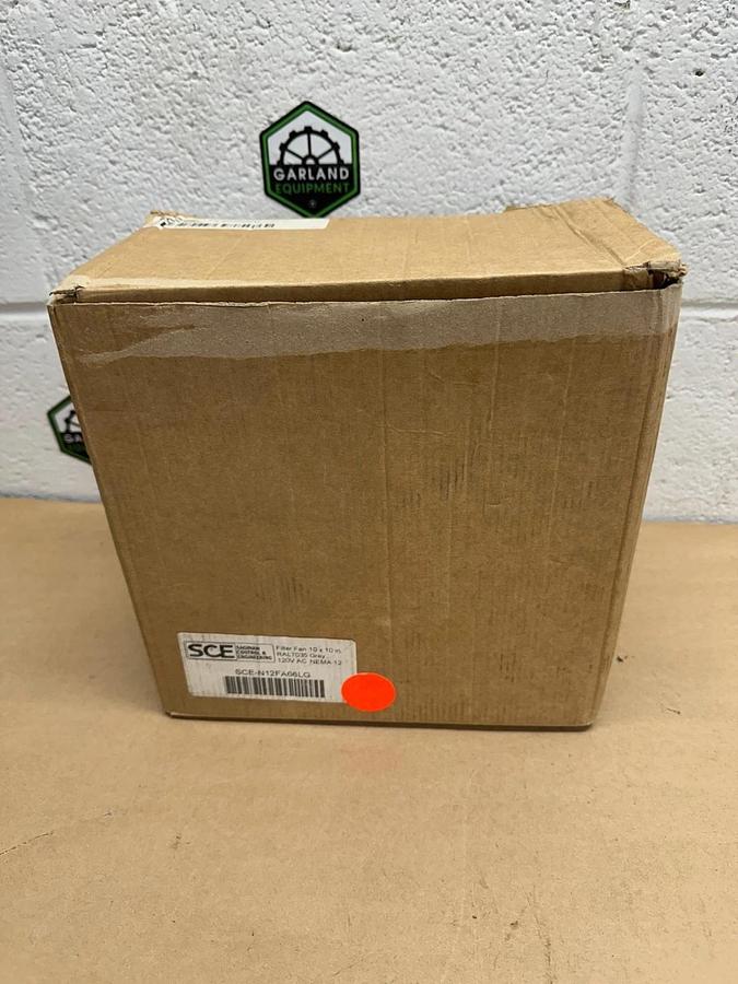 Used Saginaw Control SCE-N12FA66LG Filter Fan 10"x10" 120VAC 50/60Hz *New*