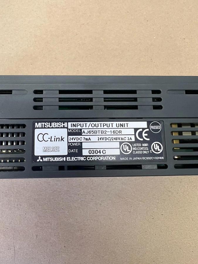 Used Mitsubishi AJ65BTB2-16DR CC-Link Input/Output Unit