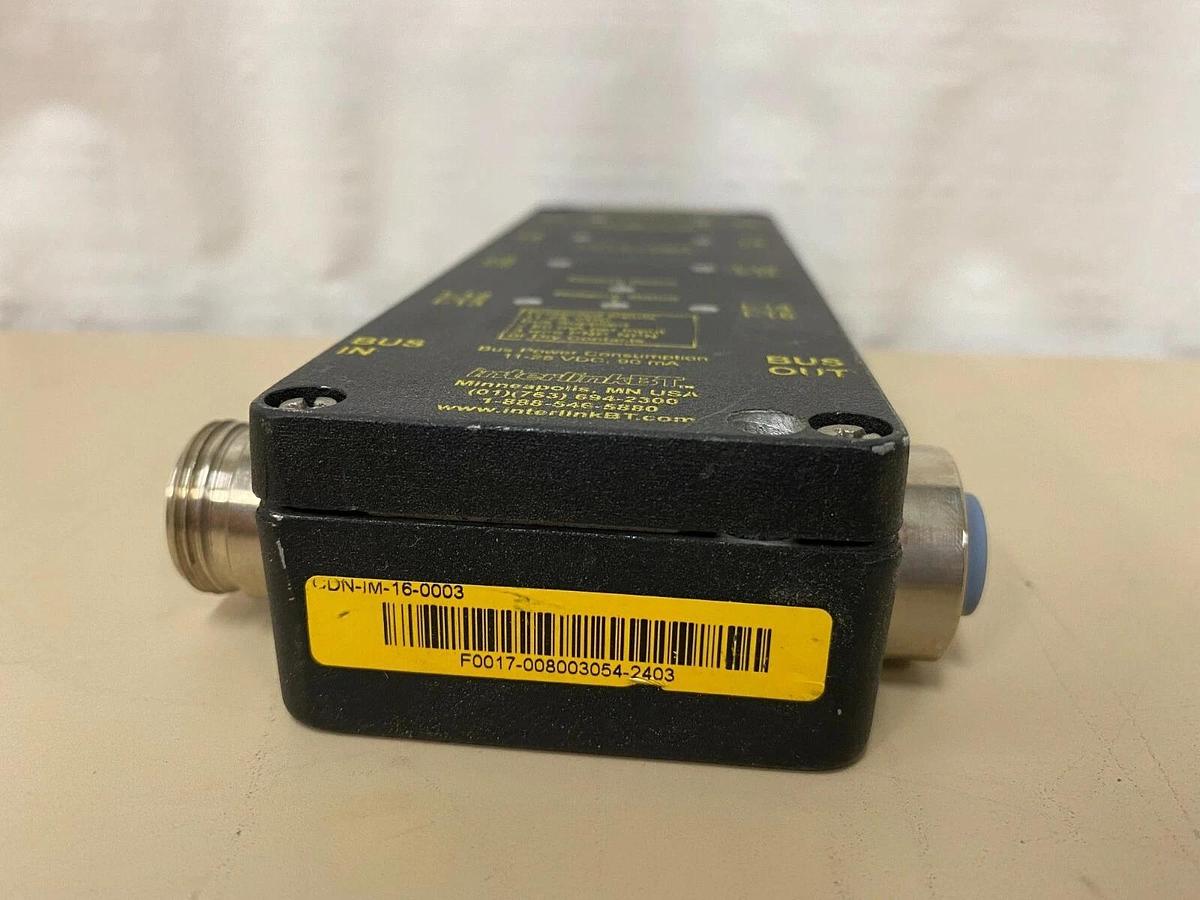 Used Turck CDN-IM-16-0003 Bus Stop, 16 Discrete Inputs
