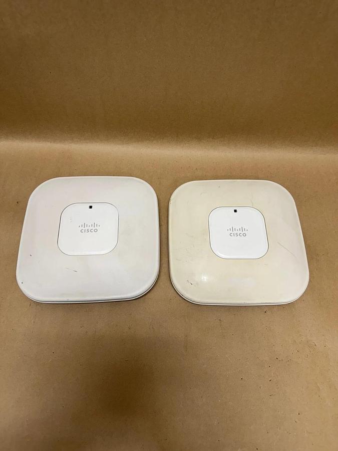 Used Cisco AIR-AP1142N-A-K9 Wireless WiFi Access Point - Lot of 2