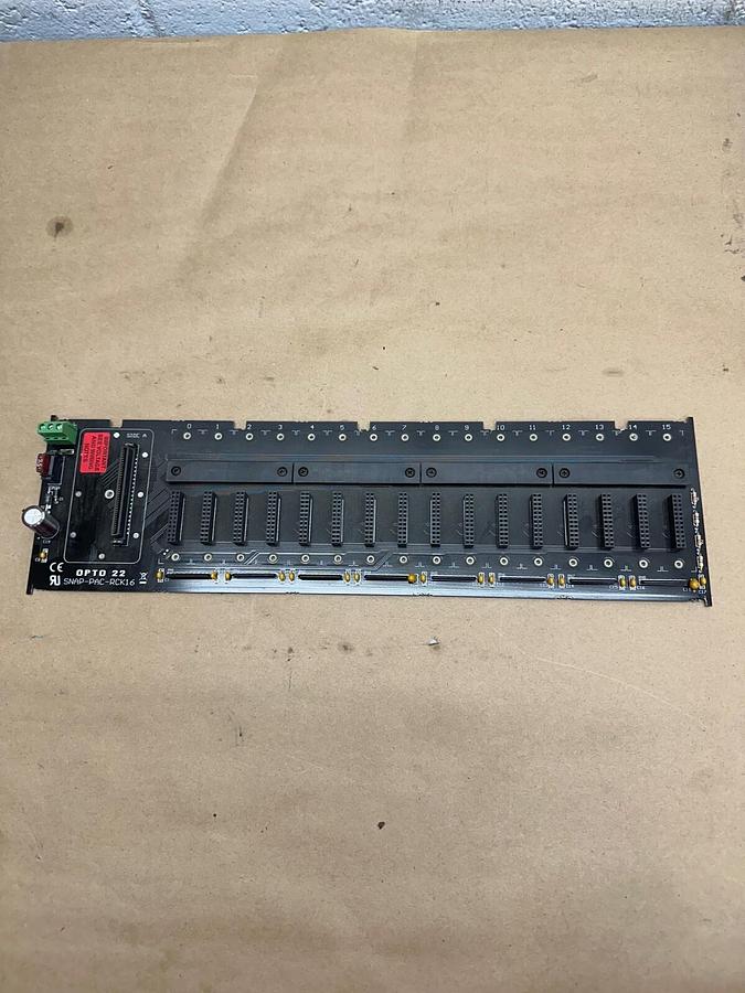 Used OPTO 22 SNAP-PAC-RCK16 SNAP PAC Brain and Up to 16 SNAP I/O Modules