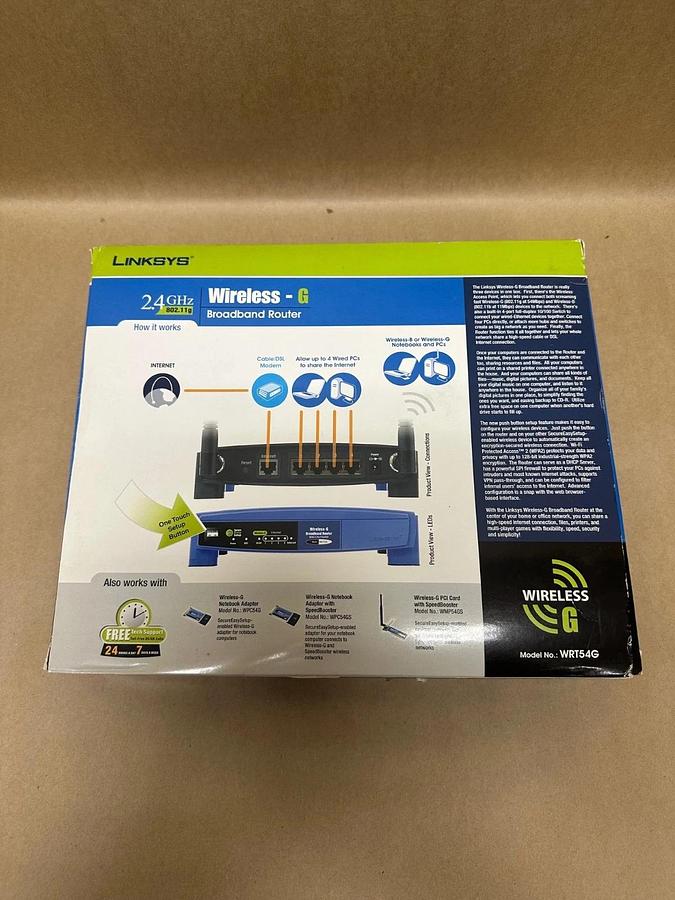 Used Linksys Wireless-G Broadband Router *NEW*