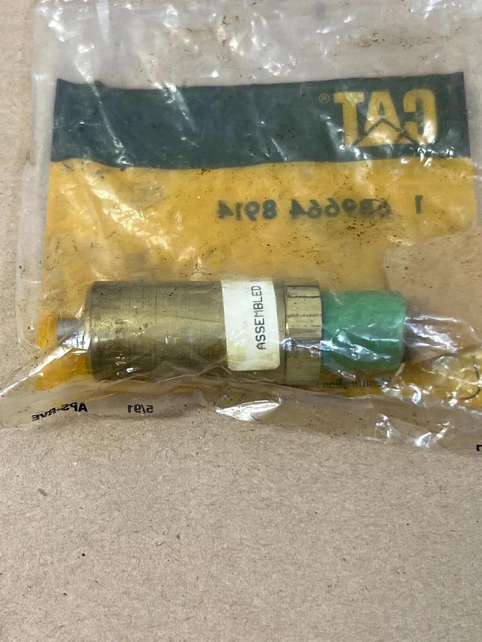 Used Caterpillar 1 6B9664 8914 Thread Brass Air Relief Valve for Pneumatic Unit