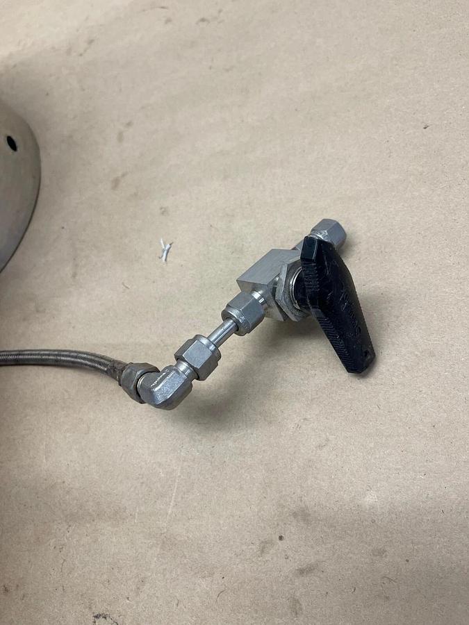 Used 6 Liter Stainless Steel Pressure Vessel with Swagelok Attachments