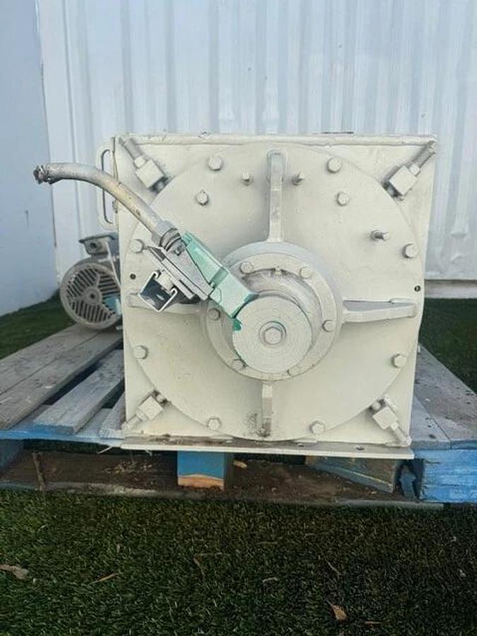 Used Rotary Airlock Feeder 16x16 Toshiba 5HP @ 1725RPM Falk 5203 J25 A, 26.94:1 Ratio