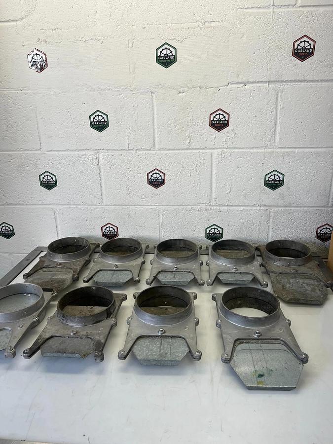 Used 6” Aluminum Blastgate - Lot of 9