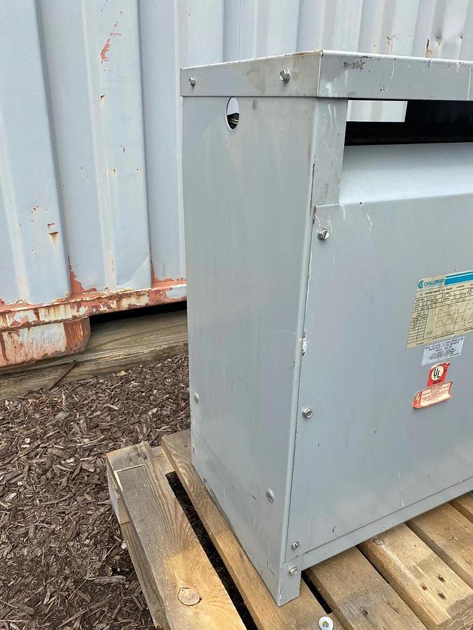 Used Challenger 512-LP3T Transformer, 51KVA, 3 Phase, 60 Hertz, Class AA