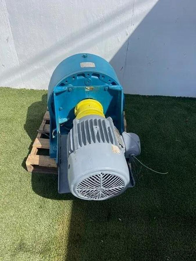 Used Rexnord Link-Belt 2947Y125W Gear Reducer, Ratio 38.4:1, US Elec Motor 15HP