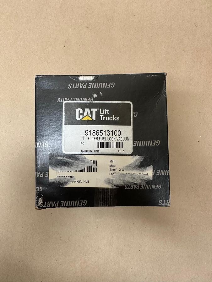 Used CAT 9186513100 Filter, Fuel Lock Vacuum *NEW*