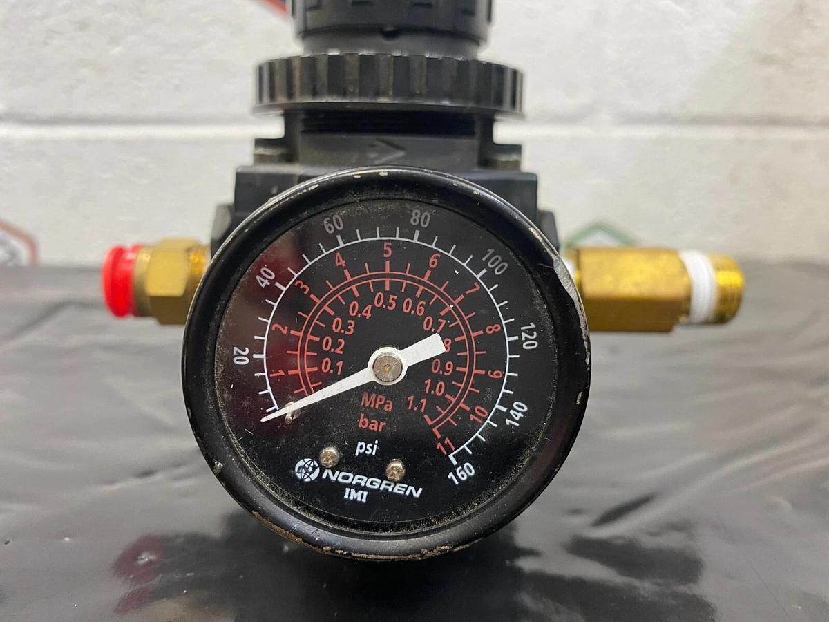 Used Norgren R73G-3AK-RMG Pressure Regulator with Gauge