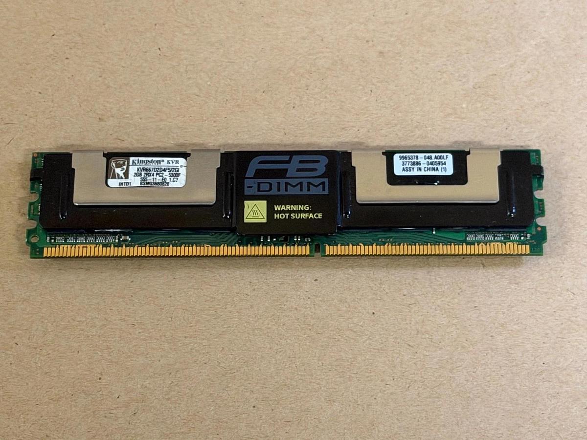 Used Kingston KVR667D2D4F5/2GI Ram 2GB