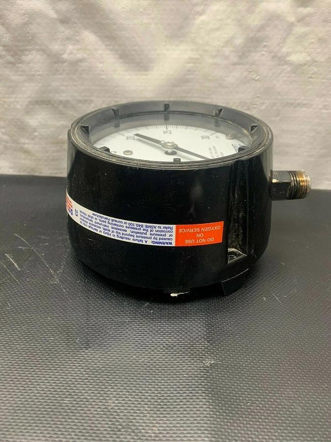 Used Ashcroft AISI 316 Tube and Socket 0-30 PSI Gauge