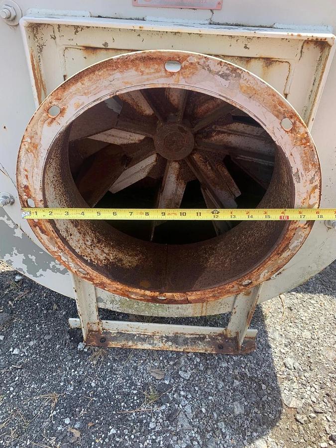 Used Lummus Corporation 125835 KGMD-35 Blower Fan w/ Balfor 15HP Motor