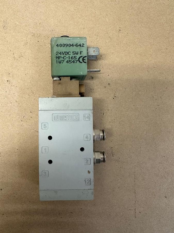 Used Numatics 400904-642, 24VDC Solenoid Valve
