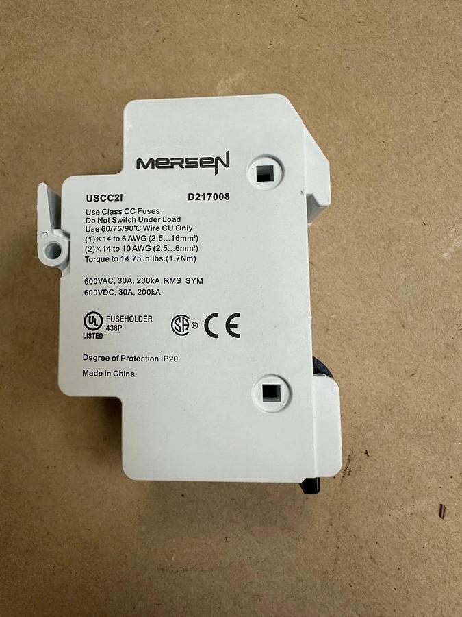 Ferraz Shawmut Mersen USCC2I Fuse Holder