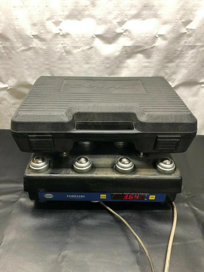 Used Fairbanks Shipping Scales 70-2453-4, 14”x14” Roller Top w/ Output Cord
