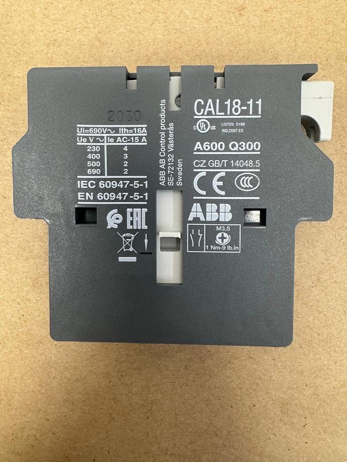 ABB CAL 18-11 Auxiliary Contact Block 1SFN010720R1011