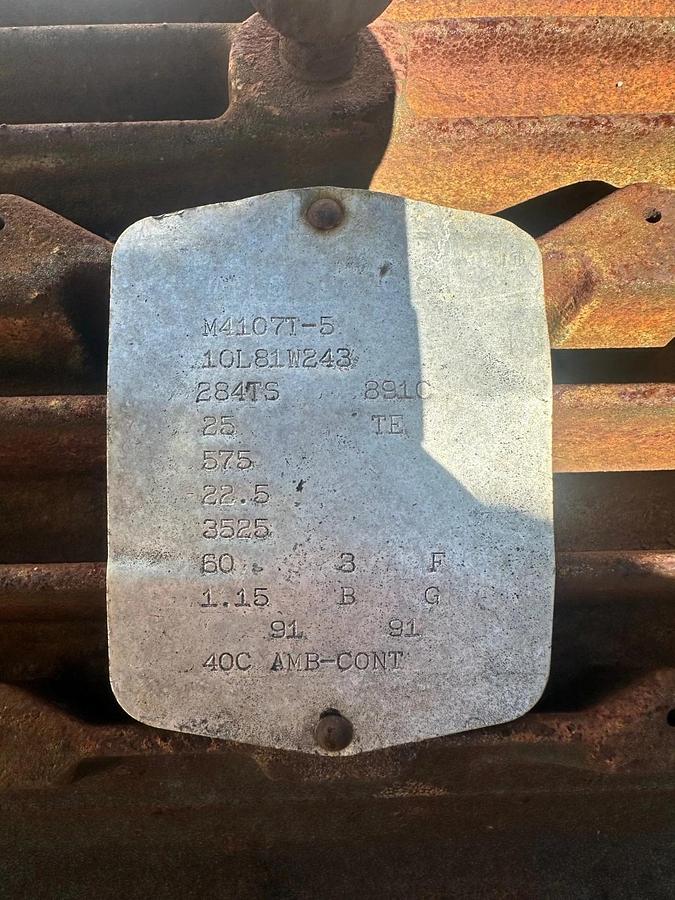 Used American Fan Company BI-200 Up Blast CCW 360, 25Hp @ 3600RPM, 575V