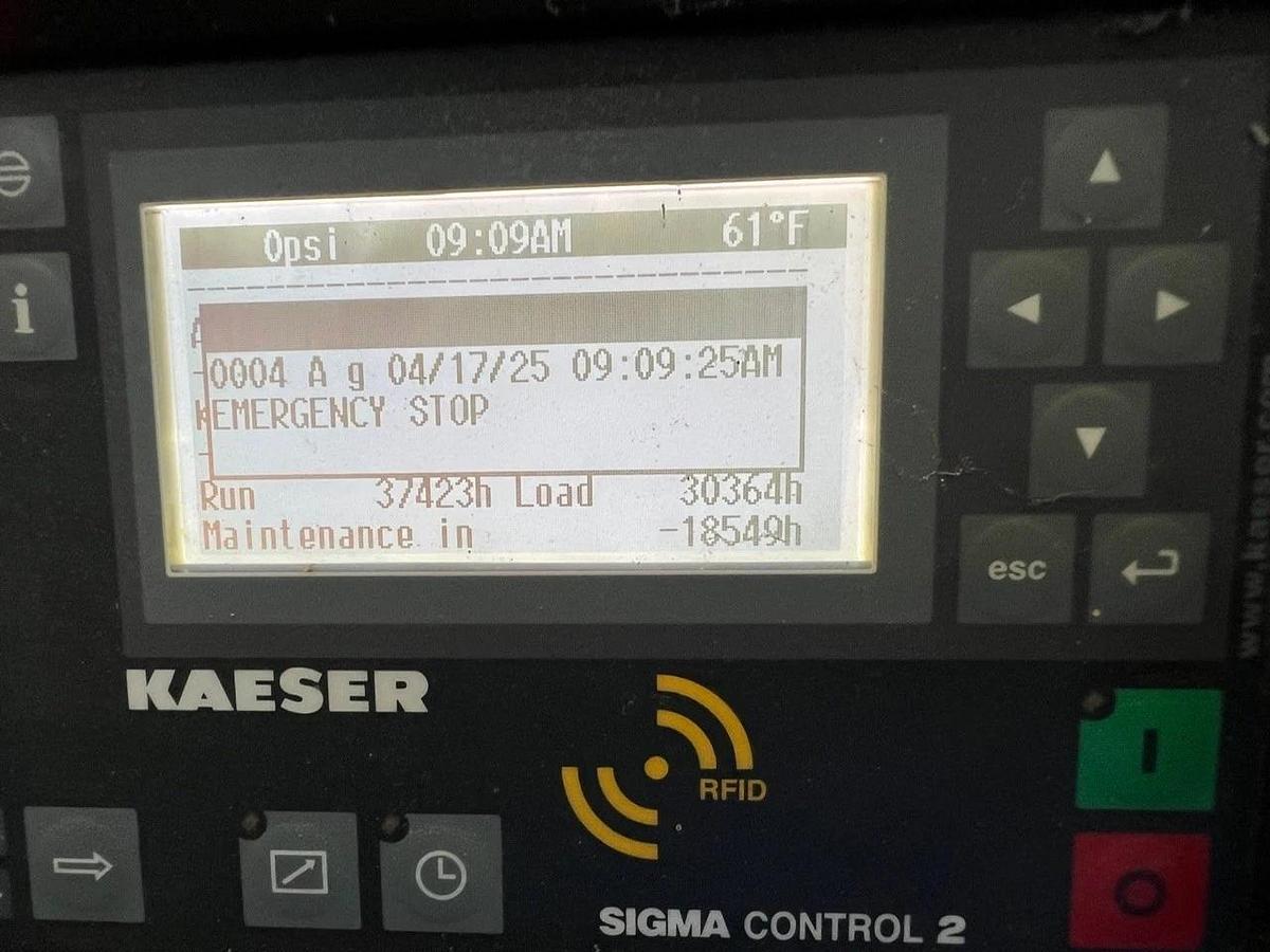 Used Kaeser CSC 75 Rotary Screw Air Compressor, 75Hp, CFM: 345, PSI: 125