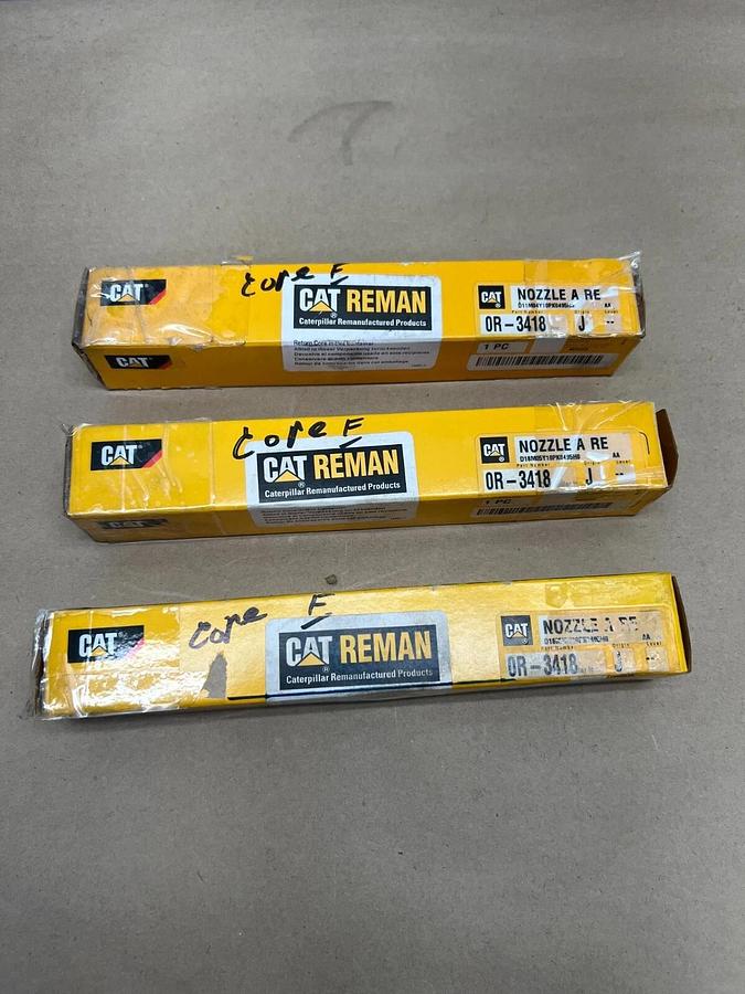 CAT 0R-3418 Fuel Injector Nozzle - Lot of 3
