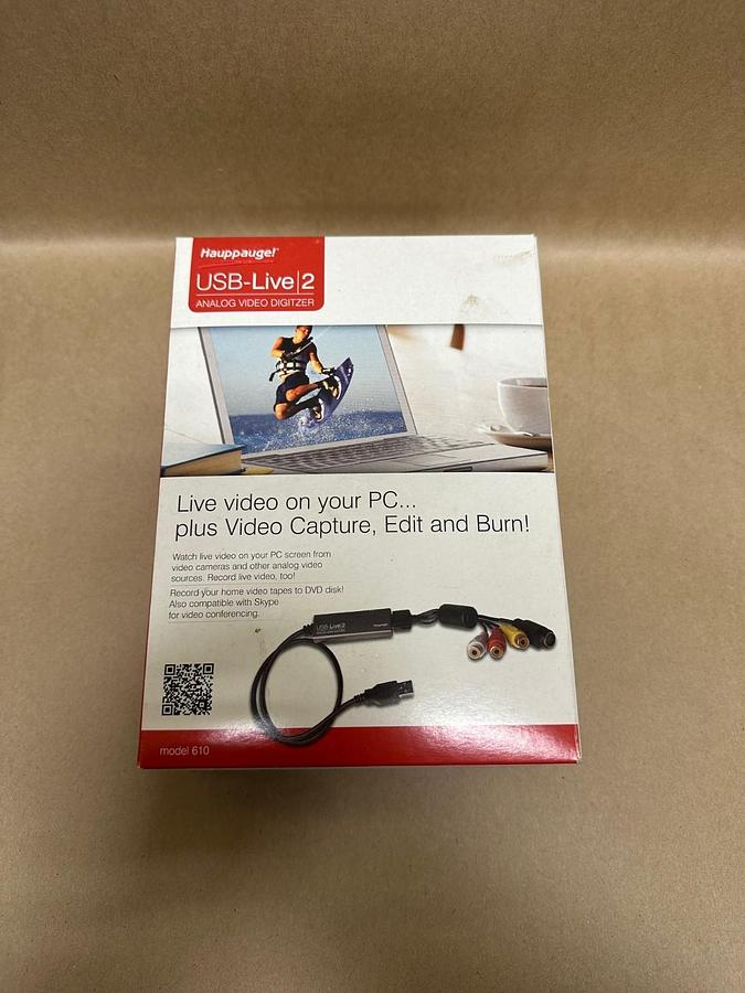 Used Hauppauge Model 610 USB-Live 2 Analog Video Digitzer *NEW*