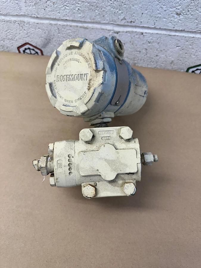 Used Rosemount 1151DP3522M4 Pressure Transmitter - FOR PARTS