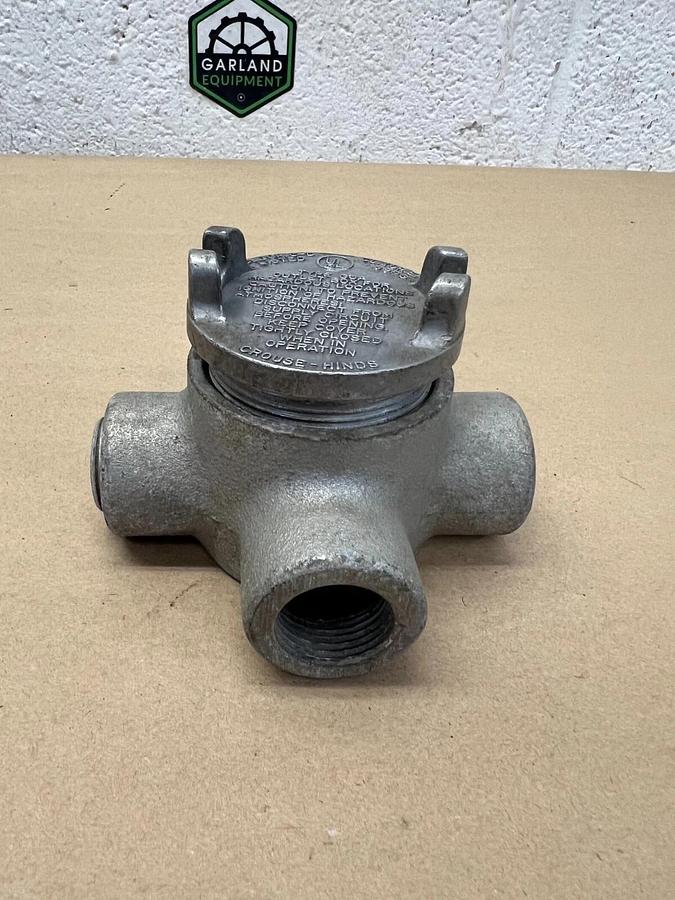 Used Crouse Hinds GUAT-24 3/4” Conduit Outlet Body