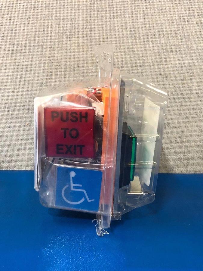 Used Securitron Assa Abbloy EEB2 Emergency Exit Button 490-20970