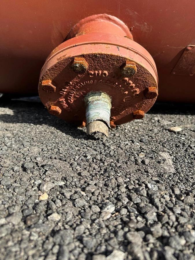 Used Steel Fab 102-737SF, 1542 Gallon Air Receiving Pressure Tank