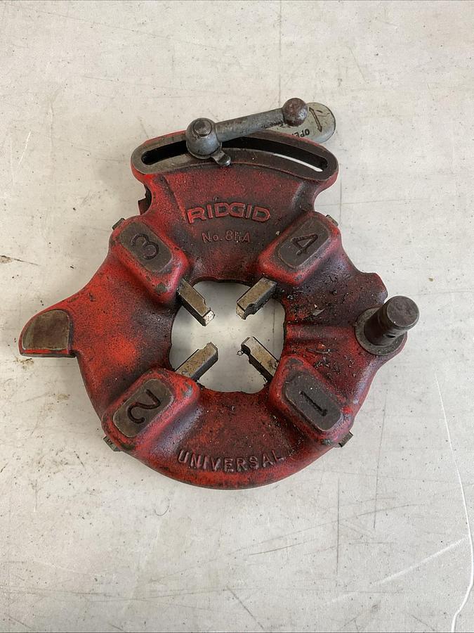 Used Ridgid 1/8” Die Head, Threader