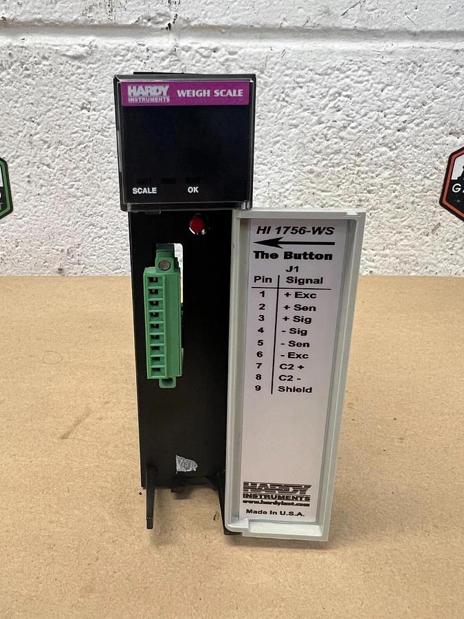 Used Hardy Instruments 1756-WS Ser B Single Channel Weigh Scale Module