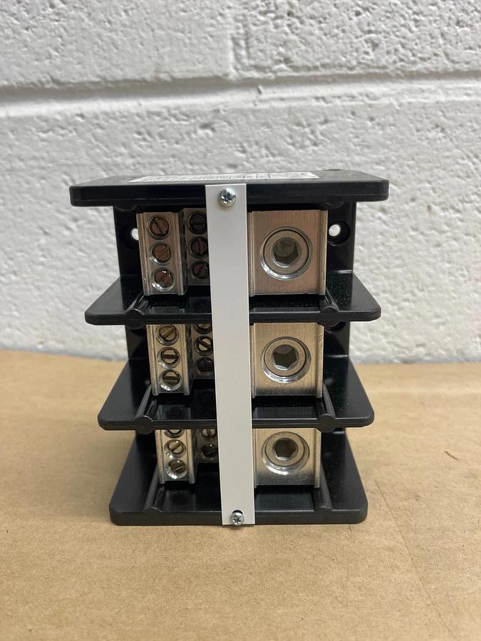Used Allen Bradley 1492-PD3163 Series B Power Terminal Block 600V, 335A, CU75