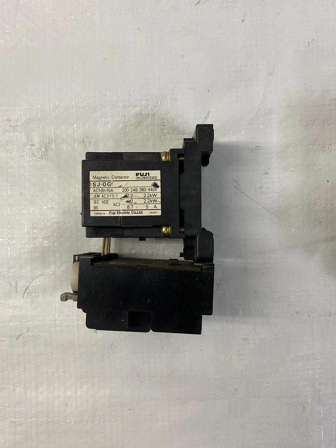 Used Fuji Electric SJ-0G Magnetic Contactors - Lot of 3