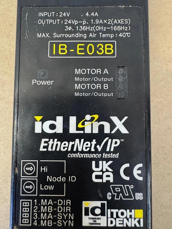 Used Itoh Denki IB-E03B-N Ethernet IP Drive Roller Controller