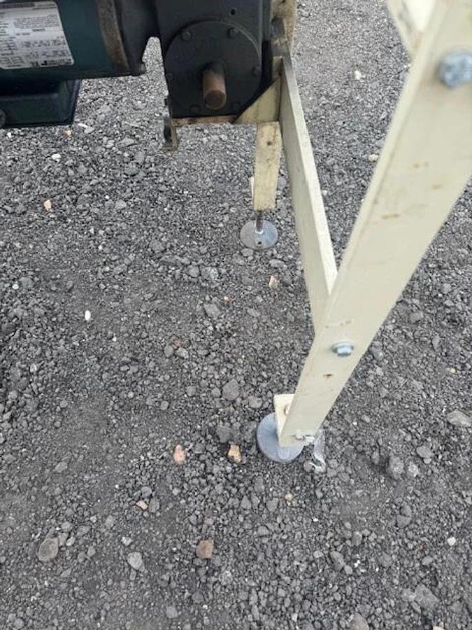 Used Industrial Conveyor, 104” x 12” Belt, w/ Reliance 1.5Hp Motor @ 1725 RPM