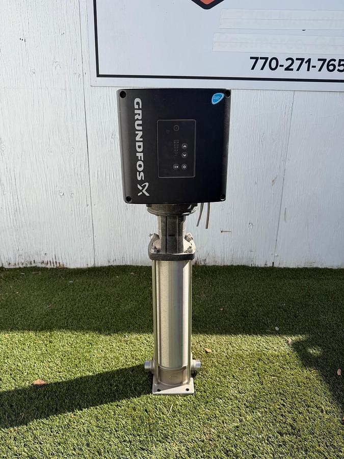 Used GRUNDFOS CRNE3-23 ES-P-GI-K-HQQK Vertical, Multistage Centrifugal Pump