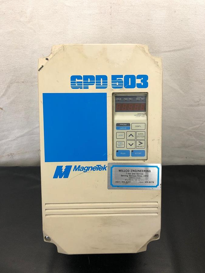 Used Magnetek DS317 GDP503 AC Drive, 3 Phase, 380-460V