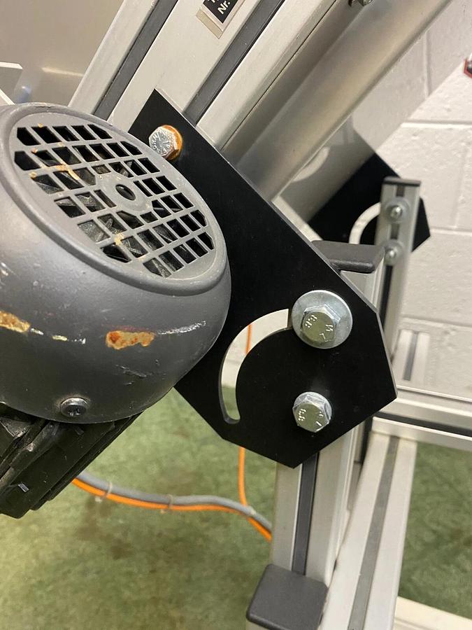 Used Stainless Steel Incline Conveyor: Belt Length: 5’, Belt Width: 11-3/4"