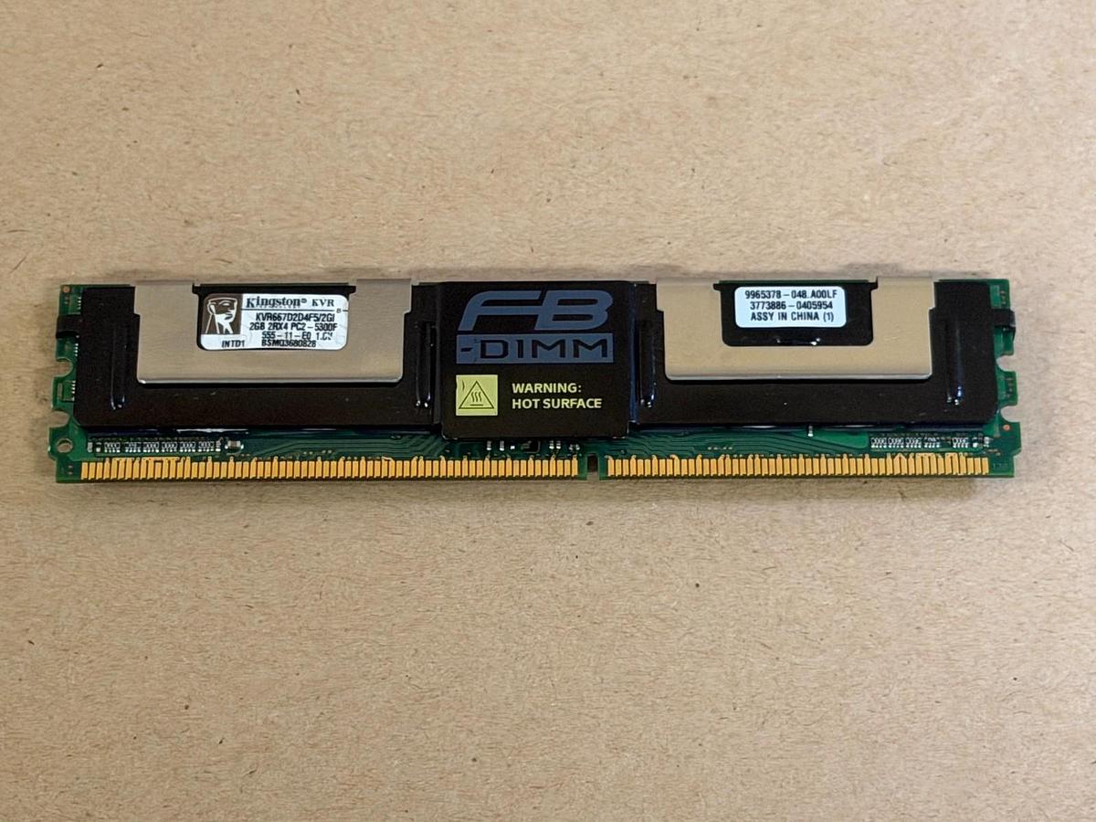 Used Kingston KVR667D2D4F5/2GI Ram 2GB