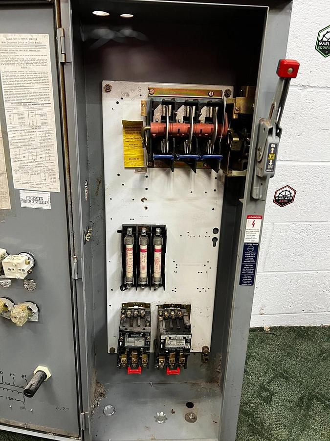 Used Square D SEA23 Combo Starter Class 8538 Series C 100 Amp 600 Volts