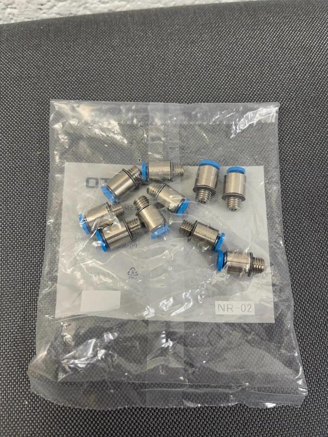 Used Festo QSM-M7-4-I, Pack of 10, Push-in Fitting