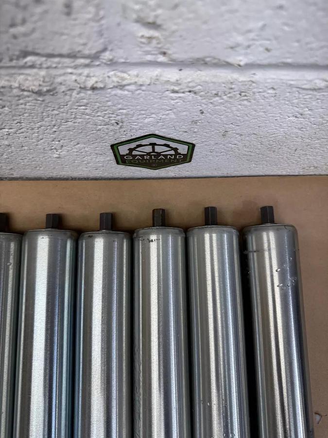 Global Industrial Roller Conveyor 21” W Between Frame, 1.9” D, Galvanized Steel